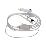 科伦KL 一次性使用流量设定微调式输液器 带针 S2D4S 0.6（25支/盒）