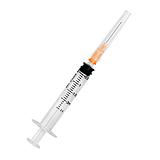 苏云 一次性无菌注射器 带针2ml 0.6mm (100支/盒18盒/件)